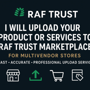 I will register and setup Raf Trust Marketplace