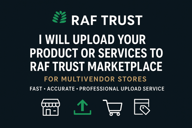 I will register and setup Raf Trust Marketplace
